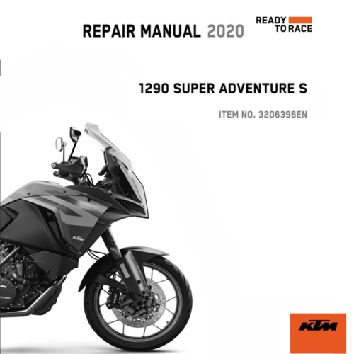 KTM 1290 Super Adventure S Service Manual 2020