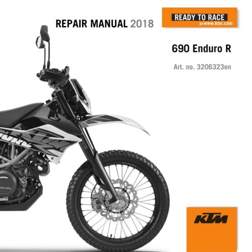 KTM 690 Enduro R Repair manual 2018 Pdf