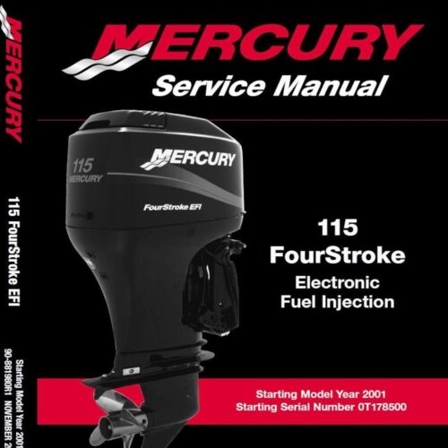 Mercury 115 FourStroke EFI Service Manual 2001 up