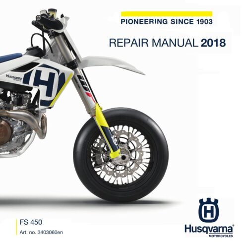 Husqvarna FS 450 Repair manual 2018 Pdf