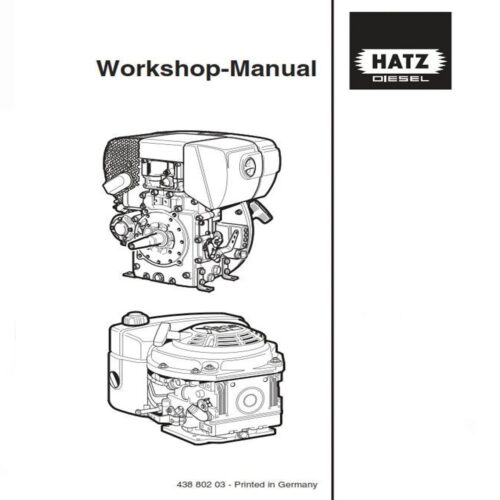 Hatz 1B20 Engine Service manual