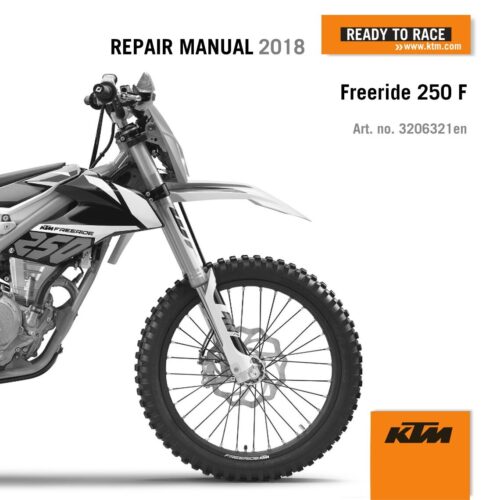 KTM Freeride 250 F Service manual 2018 Pdf