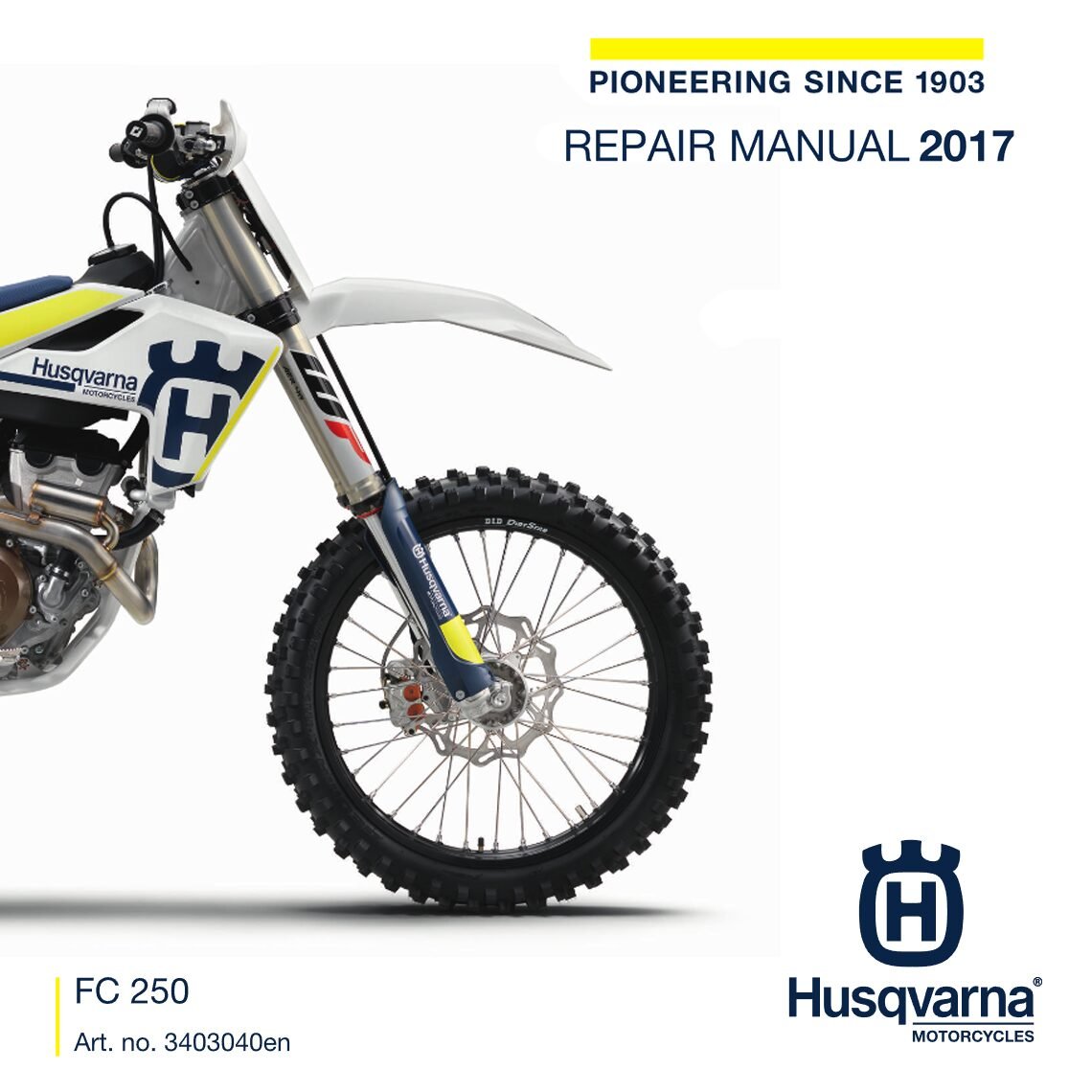 Husqvarna FC 250 Repair manual 2017 Pdf