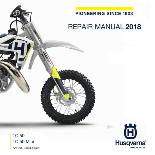 Husqvarna TC 50 Mini Repair manual 2018 Pdf