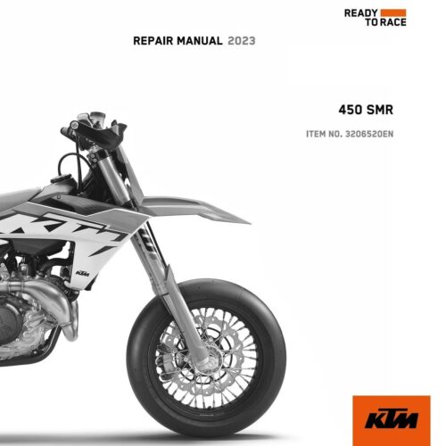 KTM 450 SMR Repair manual 2023 Pdf