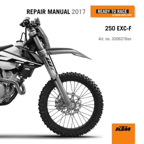 KTM 250 EXC-F Service manual 2017 Pdf
