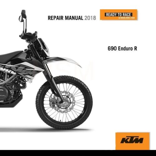 KTM 690 Enduro R Repair manual 2018 Pdf
