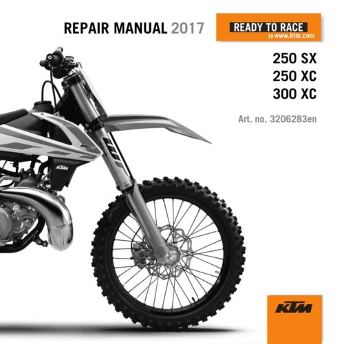 KTM 250SX 250XC 300XC Service manual 2017 Pdf