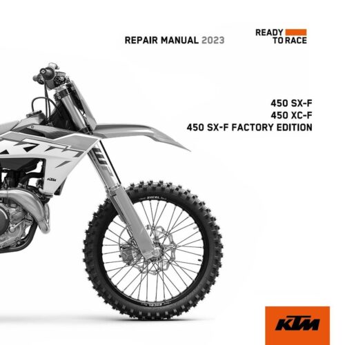 KTM 450 SX-F Factory Edition Workshop Service manual 2023 Pdf