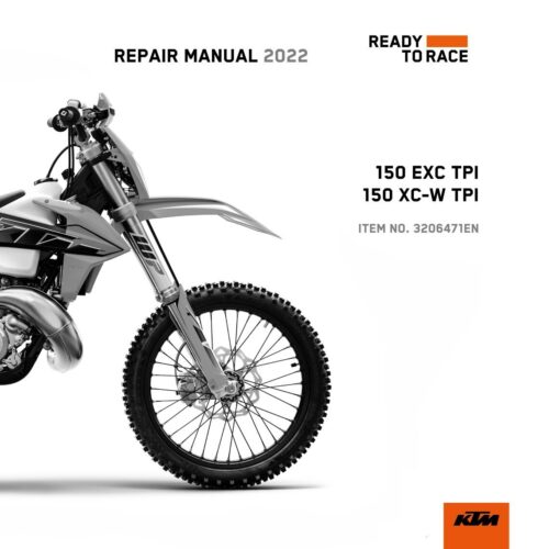 2022 KTM 150 XC-W TPI Service manual