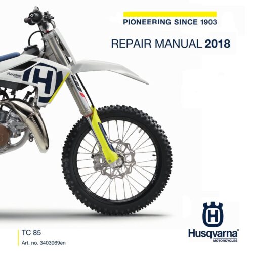 Husqvarna TC 85 Repair manual 2018 Pdf