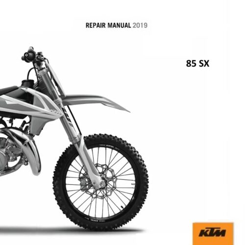 KTM 85 SX 2019 Repair manual Pdf