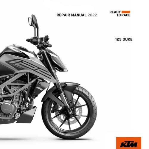KTM 125 DUKE Service Manual 2022