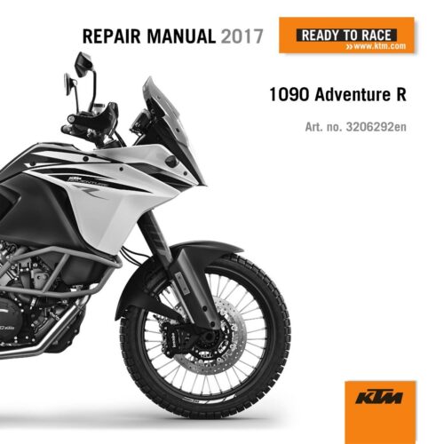 KTM 1090 Adventure R Repair manual 2017 Pdf