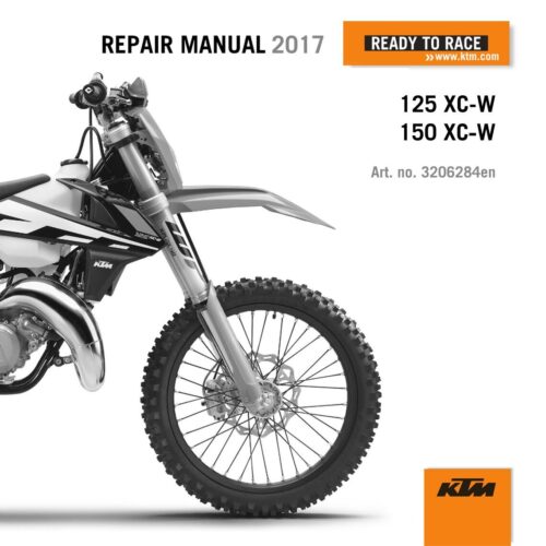 KTM 125 XC-W 150 XC-W Repair manual 2017 Pdf