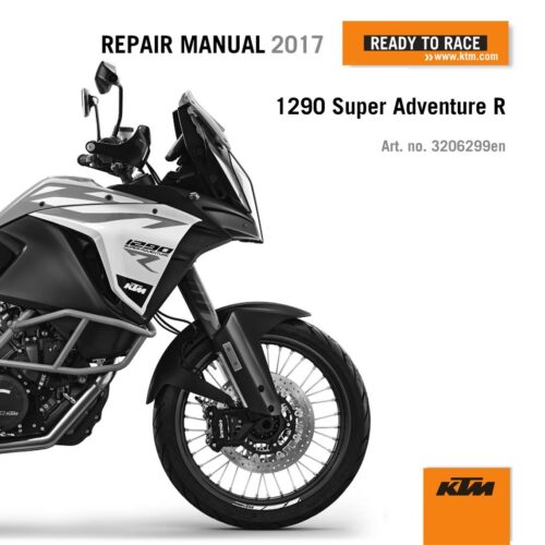 KTM 1290 Super Adventure R Service manual 2017 Pdf