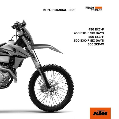 KTM 450 EXC-F SIX DAYS 2021 Service manual Pdf