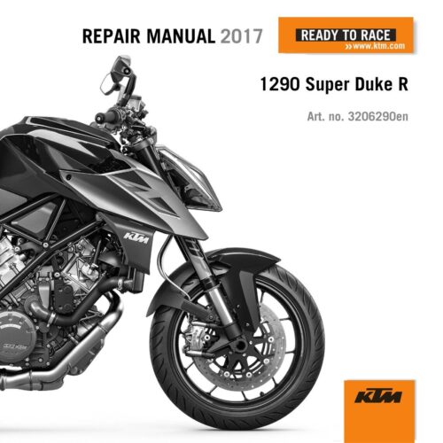 KTM 1290 Super Duke R Service manual 2017 Pdf