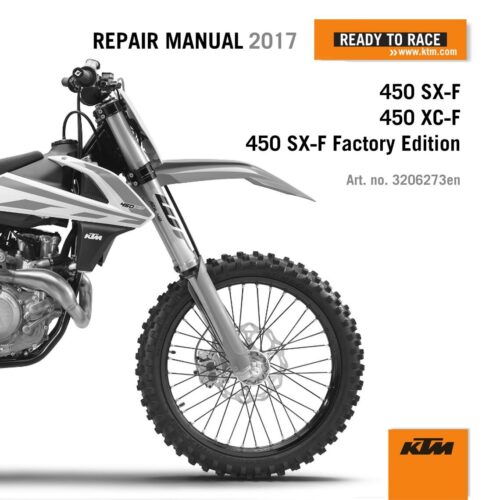 KTM 450 SX-F Factory Service manual 2017 Pdf