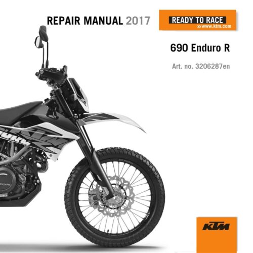 KTM 690 Enduro R Repair manual 2017 Pdf