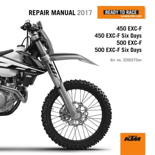 KTM 450 EXC-F Six Days Service manual 2017 Pdf