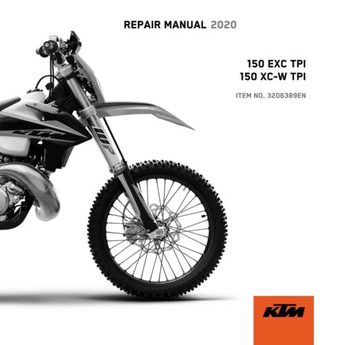 KTM 150 XC-W tpi Repair manual 2020 Pdf