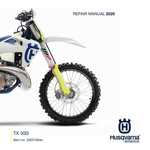 Husqvarna TX 300i Service manual 2020 Pdf