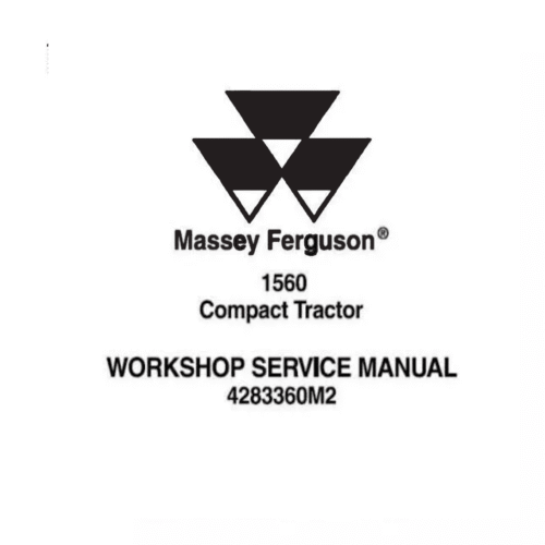 Massey Ferguson 1560 Repair manual Pdf