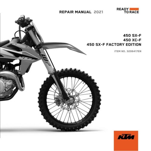 KTM 450 SX-F Service manual 2021 Pdf