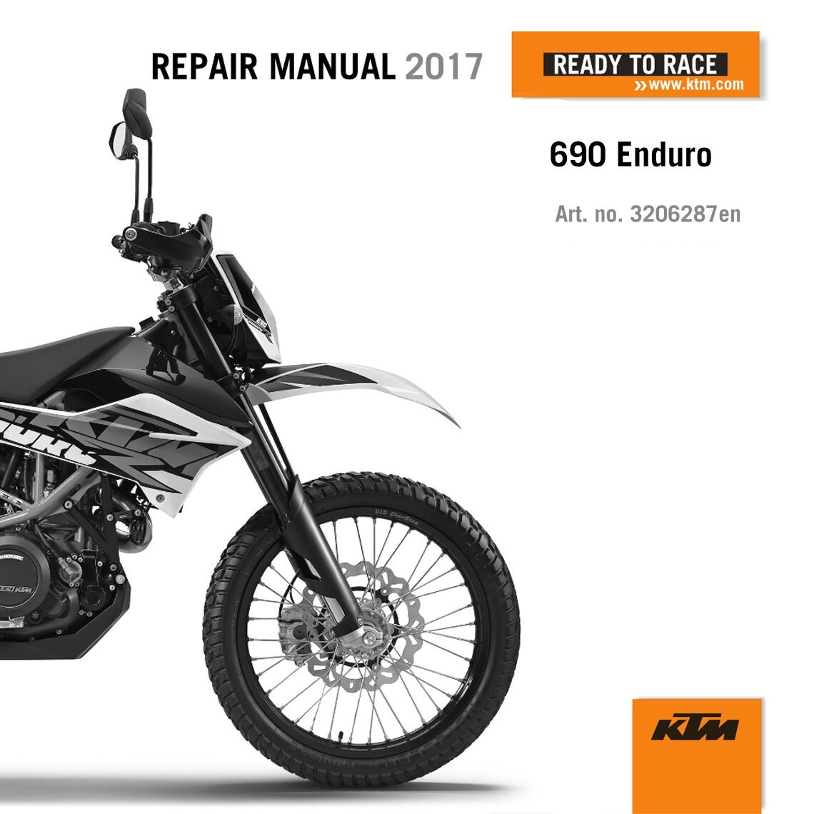 KTM 690 Enduro Service manual 2017 Pdf