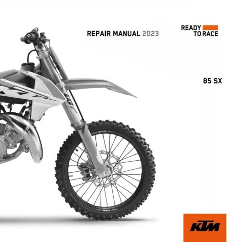 KTM 85 SX 2023 Workshop Service Manual Pdf