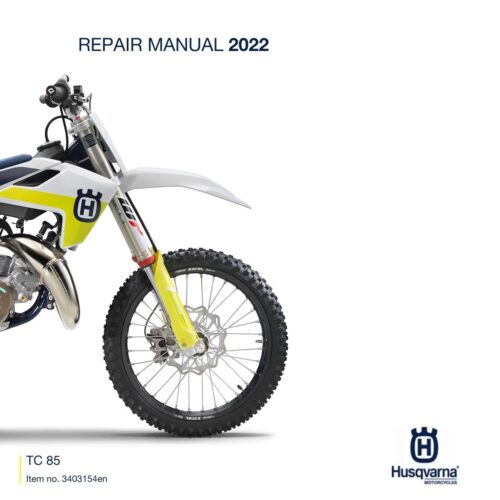 Husqvarna TC 85 2022 Service manual Pdf