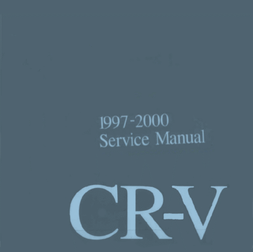 Honda 2.0 Service manual 1997-2000