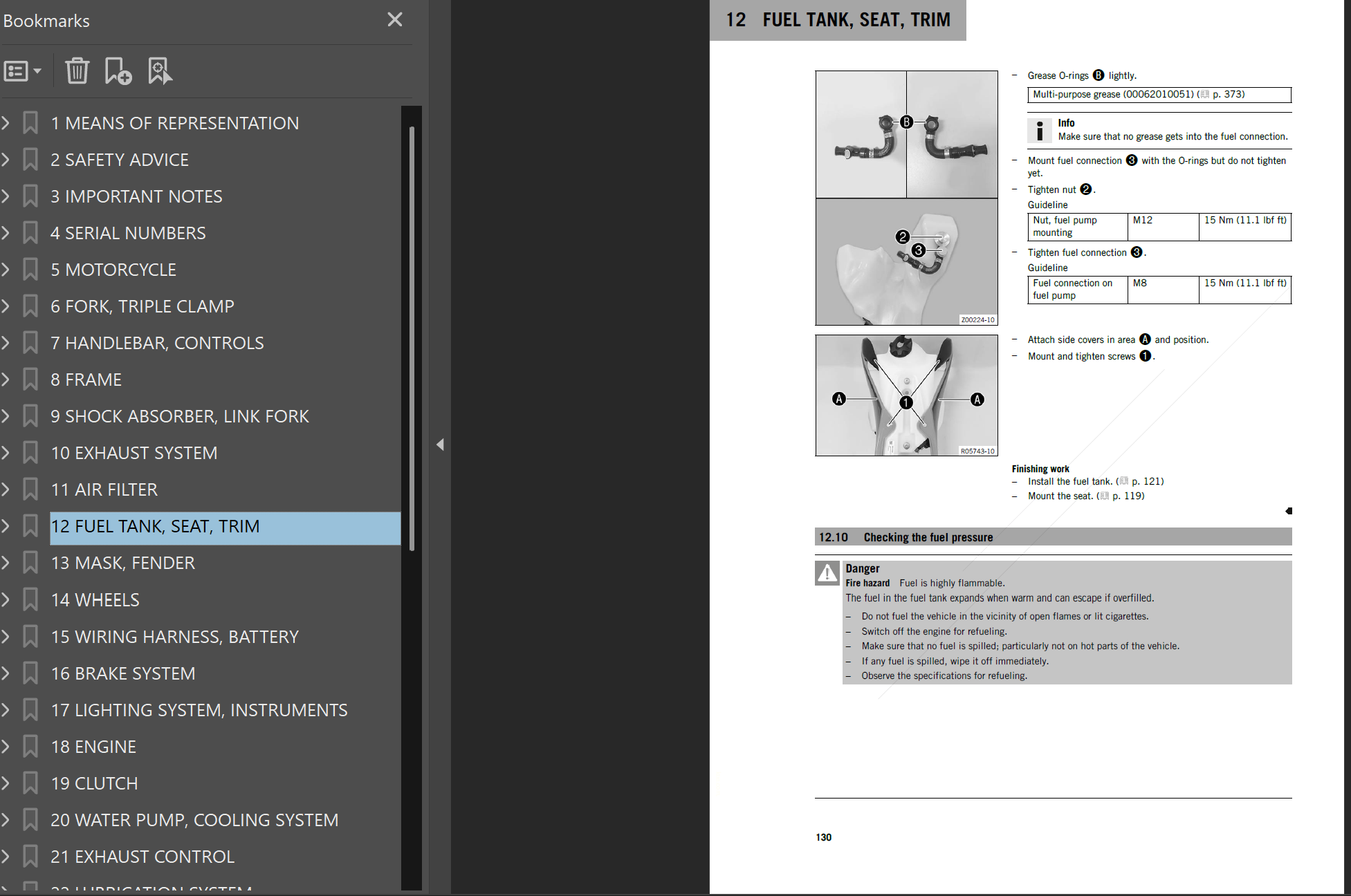 2021 KTM 250-300 XC-W TPI Service Manual - Image 3