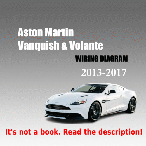 Aston Martin Volante Wiring Diagram 2013-2017