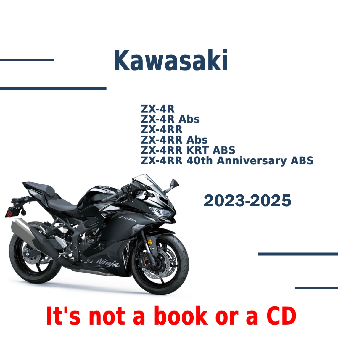Kawasaki Ninja ZX-4R ABS Service manual 2023-2025