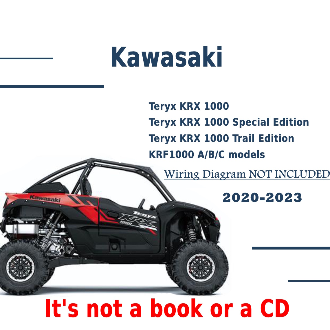 2020-2023 Kawasaki Teryx KRX 1000 Repair Manual