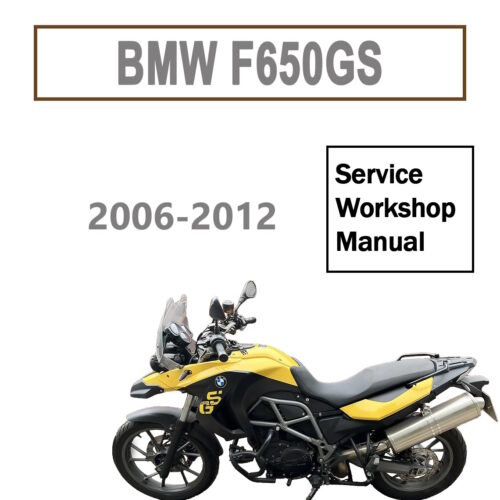 2006-2012 BMW F650GS Repair Manual