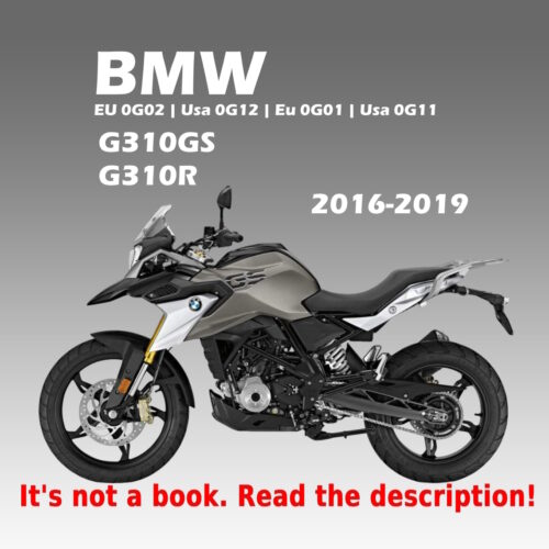 2016–2019 BMW G310R G310GS Workshop Manual PDF