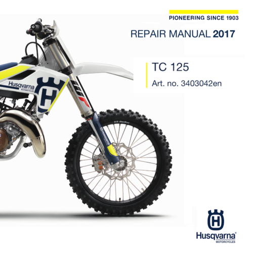 2017 Husqvarna TC 125 Service manual