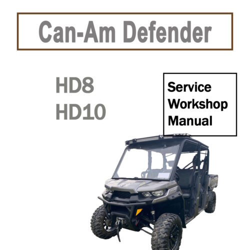 2018–2019 Can-Am Defender HD8 HD10 Workshop Service Manual PDF