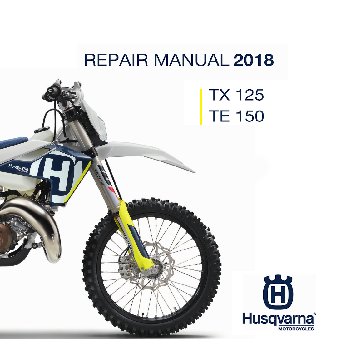 2018 Husqvarna TX 125 TE 150 Repair Manual