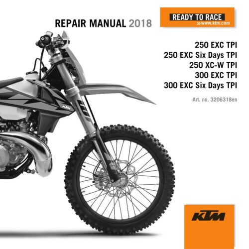 2018 KTM 300 EXC TPI Six Days Repair manual