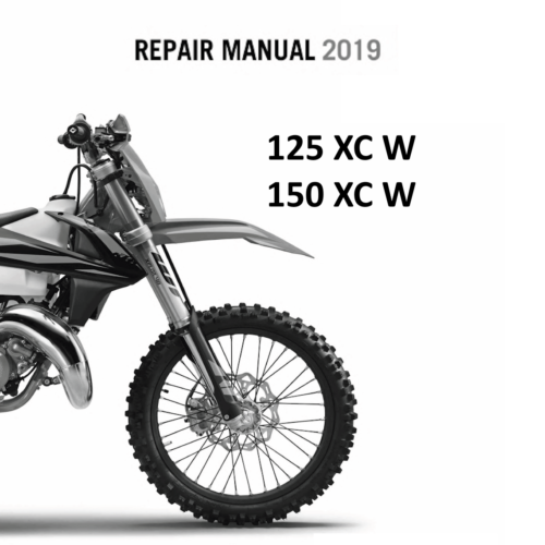 2019 KTM 150 XC W 125 XC W Service Manual PDF