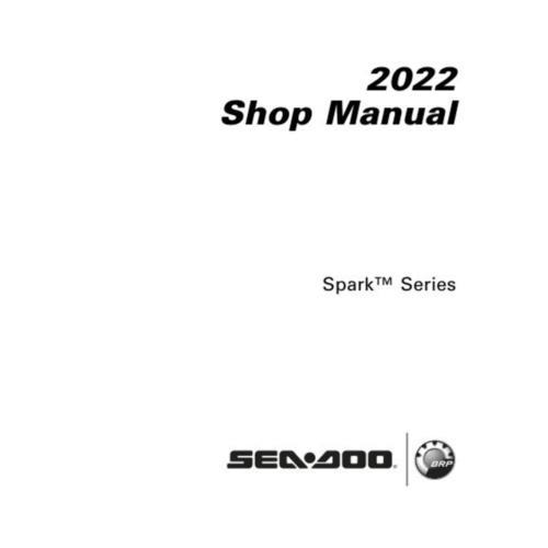 2020-2022 Service Manual Seadoo Spark (3UP 2UP Trixx)