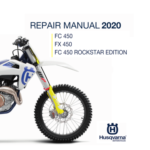 2020 Husqvarna FC 450 FX 450 Service Manual PDF with wiring diagram and maintenance information