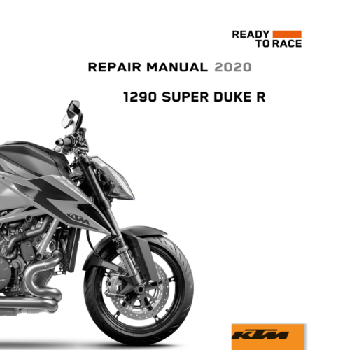 2020 KTM 1290 Super Duke R Workshop Service Manual