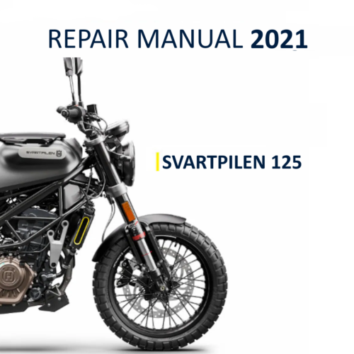 2021 Husqvarna Svartpilen 125 Repair manual
