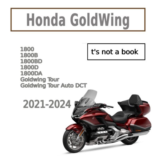 2021-2024 Honda Gold Wing 1800 service manual PDF download for Gold Wing Tour DCT and Airbag models