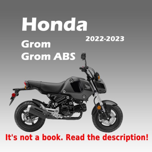 2022-2023 Honda Grom Grom ABS repair manual PDF 61K2650